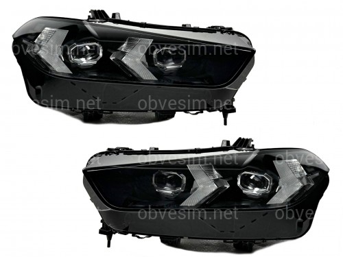 Фари Full LED LCI рестайлінг BMW X5 G05 X6 G06 2023+ 2шт., комплектні з блоками