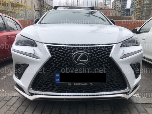 Бампер F-Sport рестайлінг 2018+ для Lexus NX 2014-2021