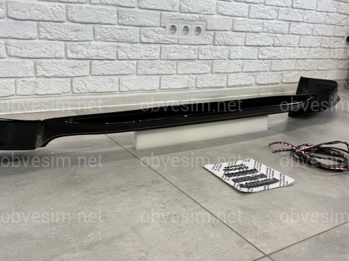 Передня юбка F-Sport для LX570 2012-2015 колір чорний