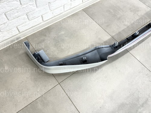 Передня спідниця F-Sport для LX570 2012-2015 колір білий