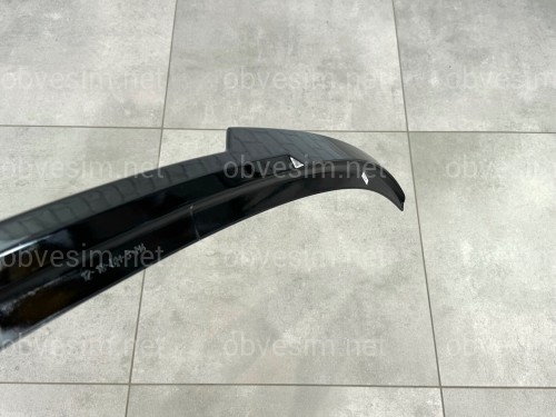 Спойлер лип стиль M4 для BMW 3 series F30 2012-2018 ABS пластик, чорний глянець