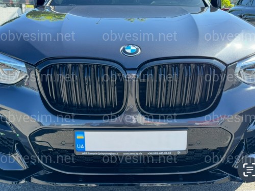 Решітка радіатора ніздрі M стиль BMW X3 G01 X4 G02 2018-2021