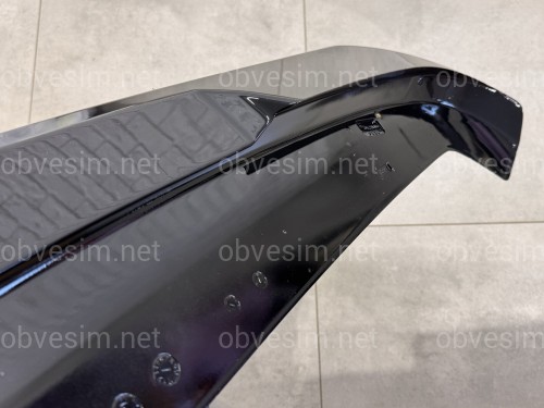 Спойлер козирок Ford Kuga / Escape 2013-2019 ABS пластик, колір чорний глянець