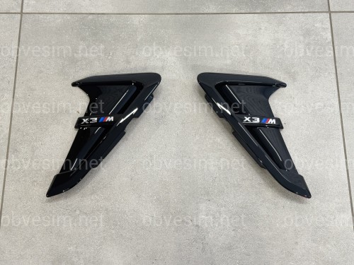 Зябра на крила X3M BMW X3 G01 2018-2024 2шт.
