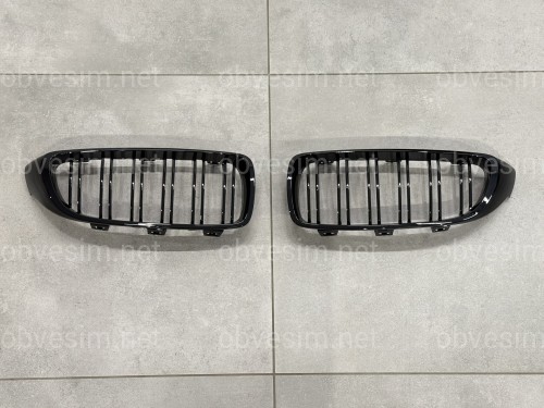 Решетка радиатора ноздры M4 стиль BMW 4 series F32 F33 F36 2013-2020