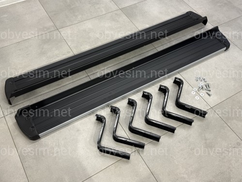 Пороги бічні OEM підніжки Mitsubishi L200 2015-