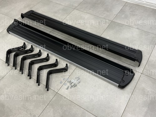 Пороги бічні OEM підніжки Mitsubishi L200 2015-