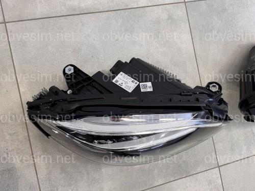 Фари Full LED рестайлінг 2019 для Mercedes C-Class W205 2013-2021 комплектні з блоками 2шт.