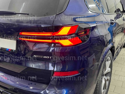 Ліхтарі стопи LCI 2023+ рестайлінг для BMW X5 G05 2018-2022 4шт З НАДПИСОМ BMW