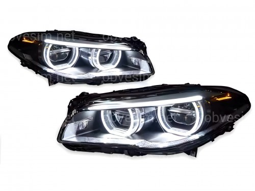 LED фари рестайлінг для BMW F10 F11 2013-2016 замість ксенону