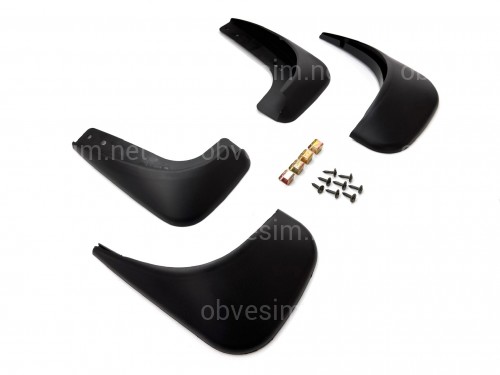 Бризковики Volkswagen Touran/Caddy 2003-2015, Дизайн 2 комплект 4шт
