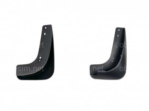 Бризковики передні Volkswagen Touran/Caddy 2003-2015, Дизайн 2 комплект 2шт