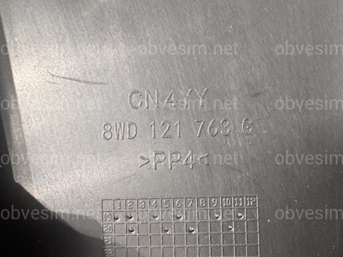 Дефлектор бамперу лівий 8WD 121 763 G для Audi A4 B9 2020-2023
