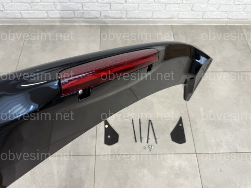Спойлер багажника Honda Civic зі стоп сигналом 2006-2011 ABS пластик, колір чорний глянець