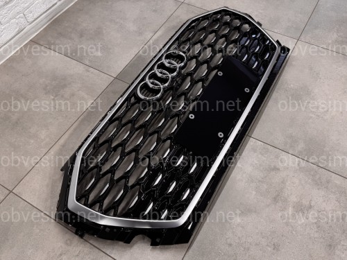 Решітка радіатора для Audi Q5 Sportback 2021-2024 чорна з хромом 80G 853 651 3Q7