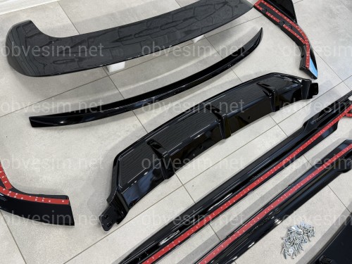 Комплект обвіс Paradigma BMW X5 G05 2018 чорний глянець
