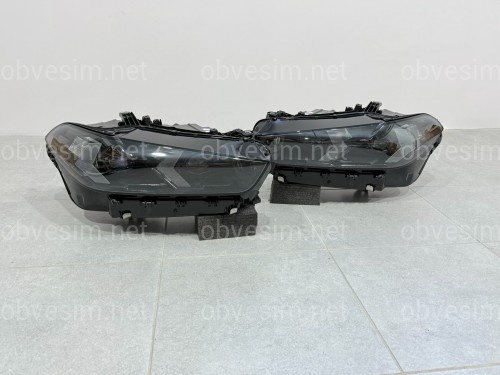 Фари Full LED Shadow line LCI 2023+ замість дорестайлінгових BMW X5 G05 X6 G06 2018-2022 2шт. з заміною бампера на 2023+