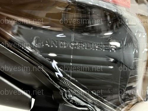 Фари рестайлінг Toyota Land Cruiser 200 2007- 2015 BROWNSTONE чорні 2007-2015 2шт.