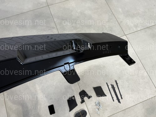 Спойлер козирок Honda CR-V III 2006-2012 ABS пластик, чорний глянець