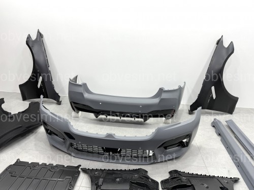 Комплект обвісу  M5 ШИРОКА ВЕРСІЯ для BMW 5 series F90 / G30 2020-2024 ( крила, підкрилки, бампера в зборі, пороги)