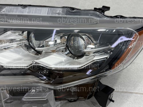 Ліва фара Full LED 2 лінзи ХРОМ для Nissan Rogue 32 2017-2020