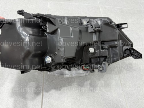 Ліва фара Full LED 2 лінзи ХРОМ для Nissan Rogue 32 2017-2020