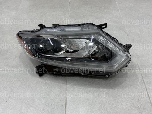 Права фара Full LED з лінзою для Nissan X-Trail 32 / Rogue 2014-2016