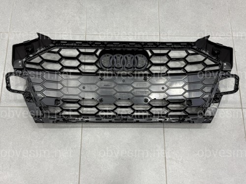 Решітка радіатора S-Line для Audi A4 B9 2020-2023, колір чорний