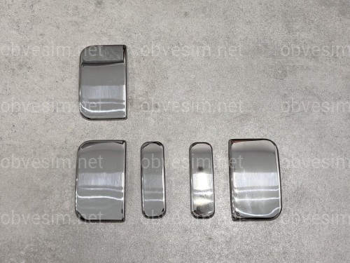 Накладки на ручки Citroen Berlingo 1996-2007 (нержавіюча сталь) 3 шт.