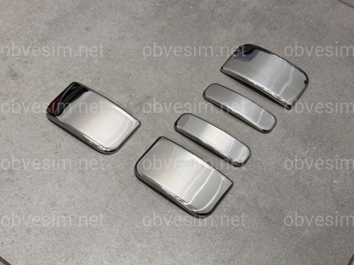 Накладки на ручки Citroen Berlingo 1996-2007 (нержавіюча сталь) 3 шт.