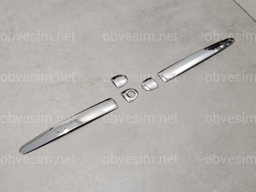 Накладки на ручки Toyota Land Cruiser Prado 150 2009-2015 Lexus style (нержавеющая сталь)