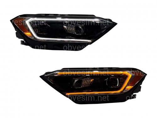 FULL LED фари з лінзою для Volkswagen Jetta 7 2019-2024