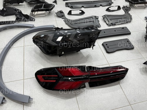 Рестайлінг комплект обвісу M paket Shadow Line 2023+ для BMW X5 G05 2018-2022