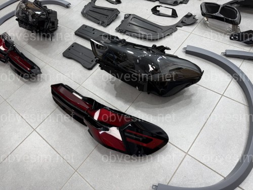 Рестайлінг комплект обвісу M paket Shadow Line 2023+ для BMW X5 G05 2018-2022