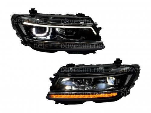 Фари FULL LED Volkswagen Tiguan 2016-2020 2шт. комплектні з блоками, ЗАМІНА ГАЛОГЕНУ
