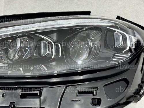 Фари Full LED у стилі MULTIBEAM рестайлінг для Mercedes E-Class W213 2020-2023, комплект 2шт.