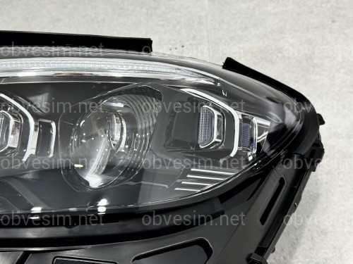 Фари Full LED у стилі MULTIBEAM рестайлінг для Mercedes E-Class W213 2020-2023, комплект 2шт.