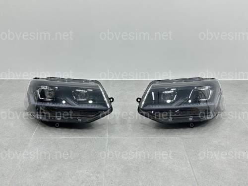 Full led фари стиль Multivan T6.1 2020+ для T5 2010-2015 (ліва+права) комплектні з блоками