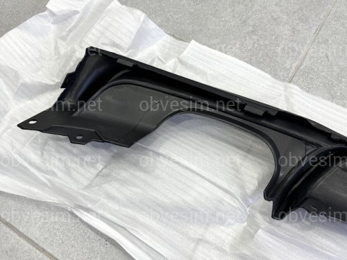 Дифузор накладка заднього бампера M-Performance BMW 3 series F30 2012-2018 під дві подвійні вихлопні труби ГЛЯНЦЕВИЙ 00--00