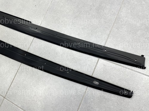 Леза під пороги M-Perfomance BMW 3 series F30 F31 2012-2018 2шт. чорний глянець