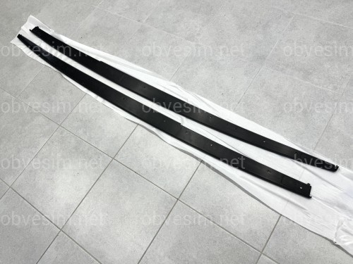 Леза під пороги M-Perfomance BMW 3 series F30 F31 2012-2018 2шт. чорний глянець