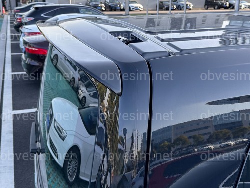 Спойлер на задні двері ЛЯДА Mercedes Benz Vito W447 ABS пластик, колір чорний глянець