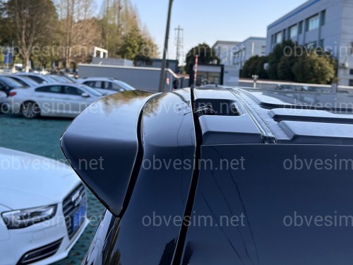 Спойлер на задні двері ЛЯДА Mercedes Benz Vito W447 ABS пластик, колір чорний глянець