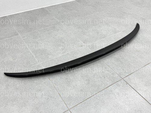 Спойлер лип на багажник BMW series 5 F10 2010-2016 ABS пластик, чорний глянець