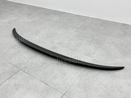 Спойлер лип на багажник BMW series 5 F10 2010-2016 ABS пластик, чорний глянець