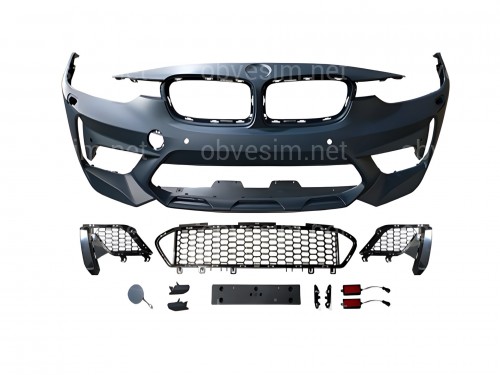 Передній бампер CS стиль BMW 3 Series F30 F31 2012-2018