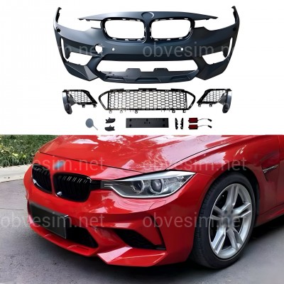 Передній бампер CS стиль BMW 3 Series F30 F31 2012-2018