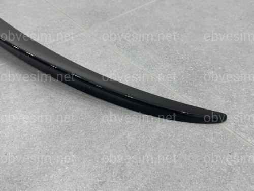Спойлер лип на багажник BMW series 5 F10 2010-2016 ABS пластик, чорний глянець
