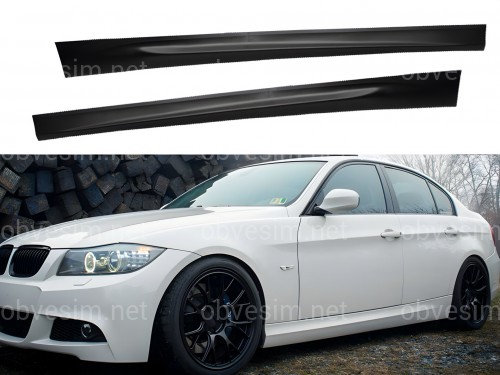 Накладки на пороги М пакет M3 BMW 3 Series E90 2005-2011