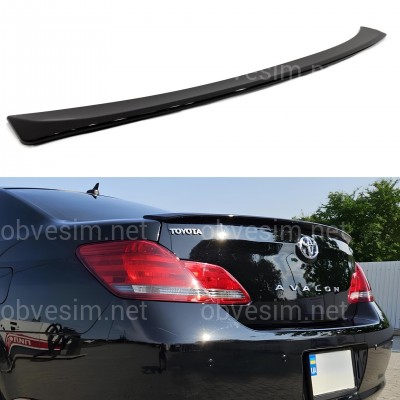 Спойлер лип на багажник Toyota Avalon 2006-2010 ABS пластик, колір чорний